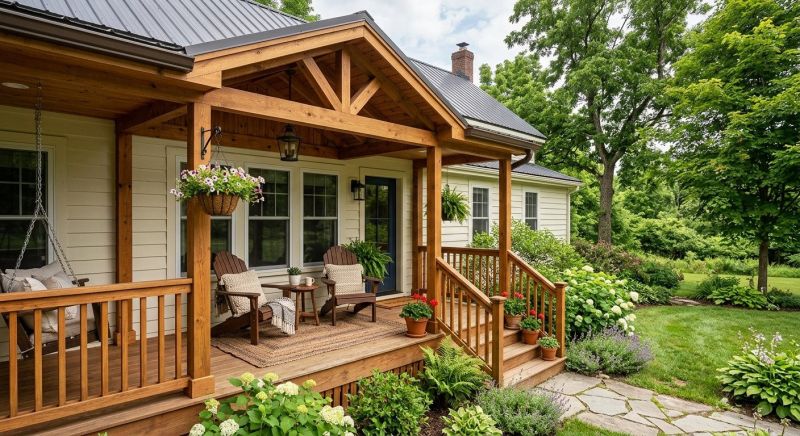 Wood Porch Construction in Norwalk, CT